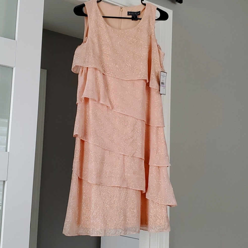 NWT Blush Pink with Gold Glitter
